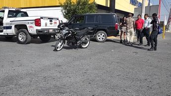 En el accidente solo hubo daños materiales.