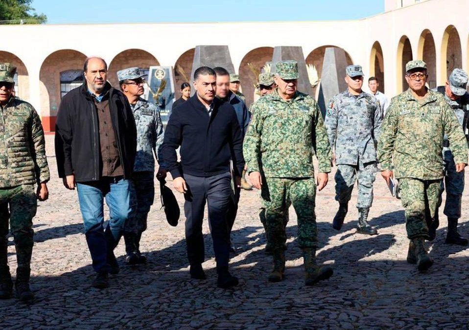 El municipio de Uruapan ha sido fortalecido con elementos de la Guardia Nacional y vehículos especiales. | Omar García Harfuch en FB.