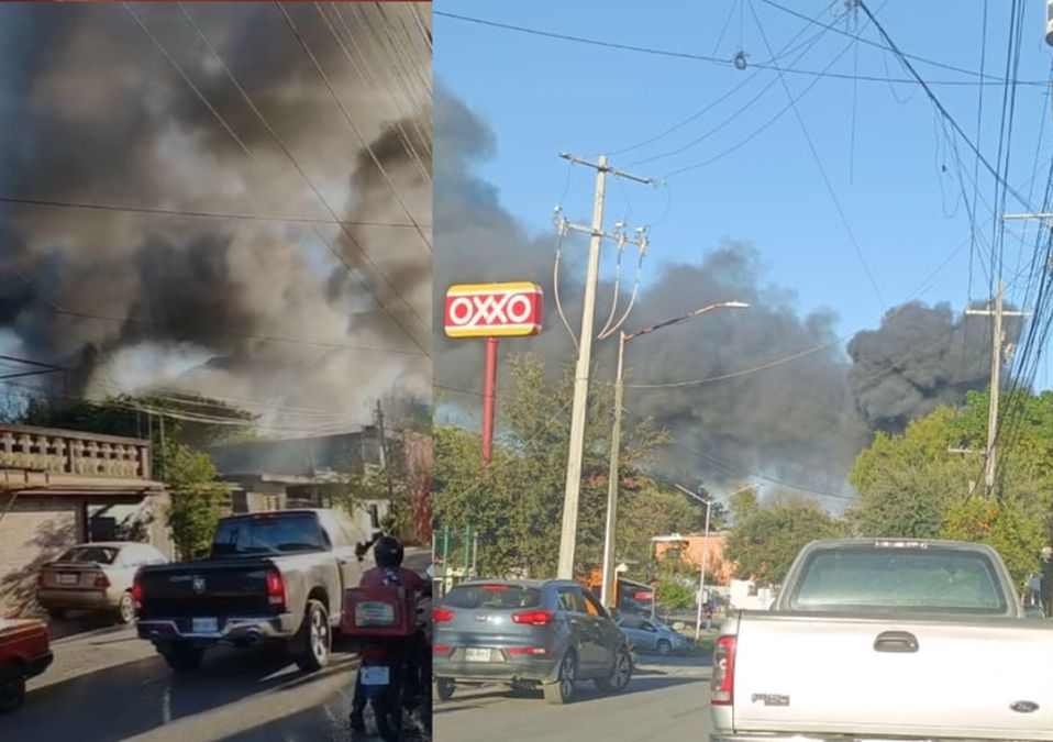 El incendio se extendió a varias casas cerca en la zona.| Especial