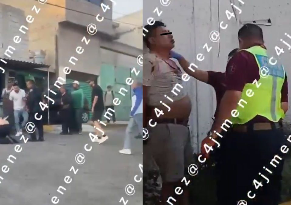 Los dos hermanos fueron detenidos tras golpear a policías en Iztapalapa. | C4 Jiménez