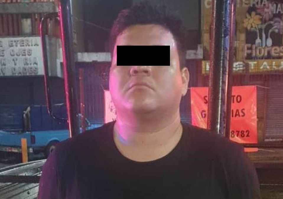 Hombre detenido por realizar tocamientos a joven. | Cortesía