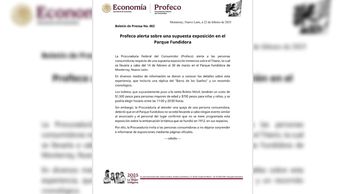 Comunicado oficial de Profeco.| Especial