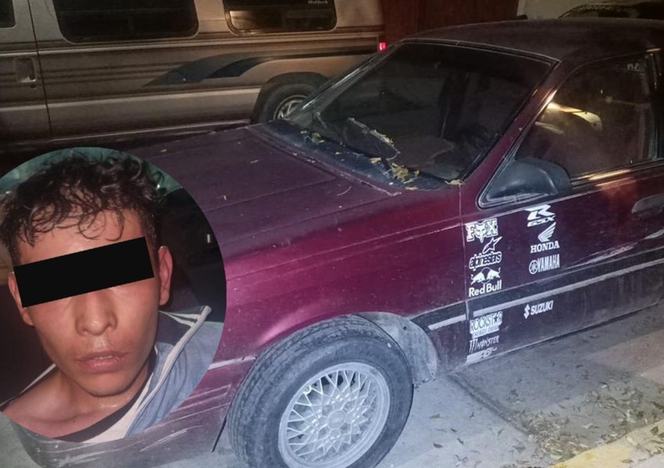 Las autoridades mexiquenses detuvieron al hombre y aseguraron un auto