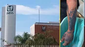Ante la gravedad de las lesiones, los oficiales fueron llevados a un clínica del IMSS. | Arnoldo Delgadillo