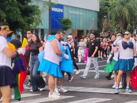 Finaliza la Marcha Pride 2026 Guadalajara en glorieta La Minerva. | Gloria Reza