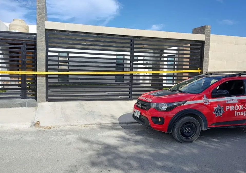 Hallan cuerpo enterrado tras cateo en una finca en Zuazua, NL