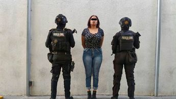 Mujer detenida en Escobedo. | Especial