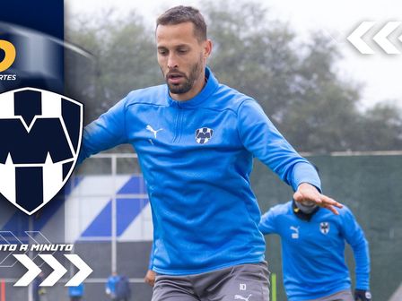 Sergio Canales en el entrenamiento del jueves 9 de enero