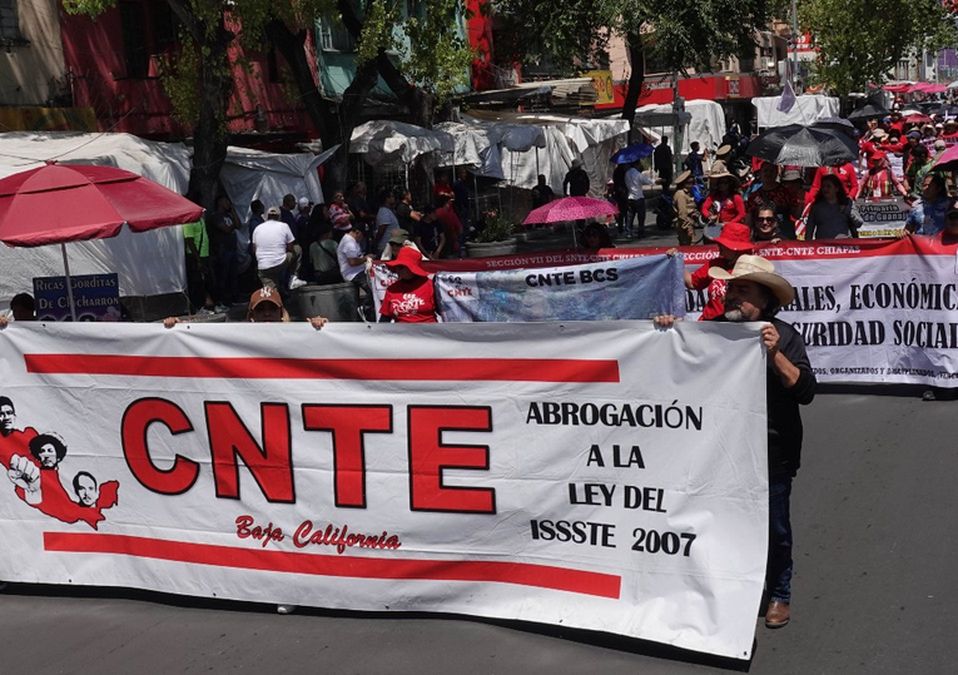 Durante la huelga nacional, la CNTE marchará desde el Ángel de la Independencia al Zócalo, donde instalará un plantón indefinido | Cuartoscuro