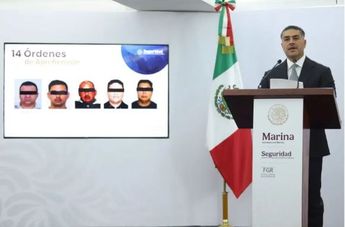 Omar García Harfuch anunció la detención de 14 personas involucradas con la red de huachicol | Gobierno de México