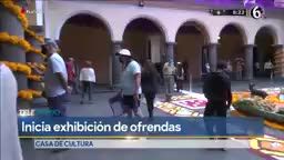 PUEBLA. EXHIBICIÓN DE OFRENDAS