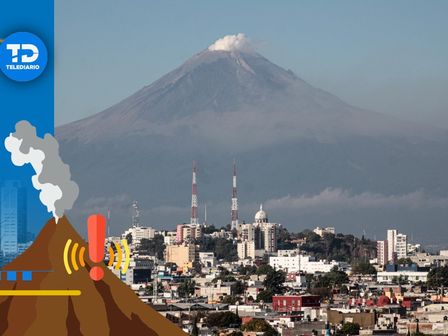 Popocatépetl amanece en una mañana fría este 11 de enero / Agencia EsImagen