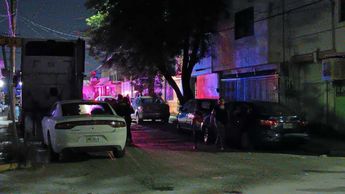 Movilización policiaca por los hechos. | Israel Santacruz