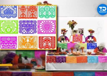 Significado del papel picado en el altar de muertos / Diseño: Ana Karen Ramírez Villegas