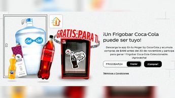 Las compras para la promoción del frigobar de Coca-Cola se deben hacer en la app En Tu Hogar by Coca-Cola | Especial