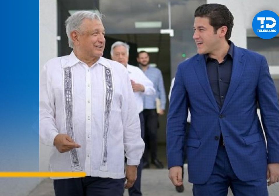 AMLO muestra apoyo a Samuel García tras solicitud de licencia. | Especial