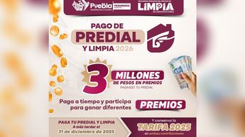 Al participar en el pago anticipado los contribuyentes tienen la oportunidad de ganar grandes premios en el Sorteo Predial | Ayuntamiento de Puebla