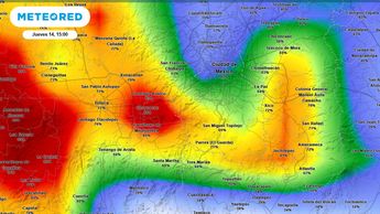 Probabilidad de lluvia en CdMx 14 de agosto | Meteored