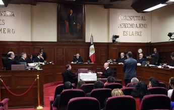 Sala de la Suprema Corte. | Archivo