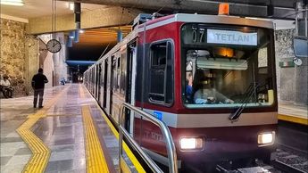 Todas las estaciones de la Línea 2 son subterráneas, a diferencia del resto de rutas del Tren Ligero | @TrenesytransportesGDL
