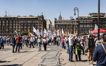 Marchas 7 de enero en CdMx / Shutterstock