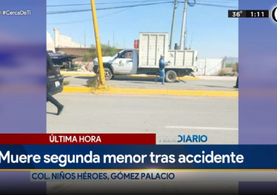 Muere segunda menor tras accidente con camión de SIDEAPA