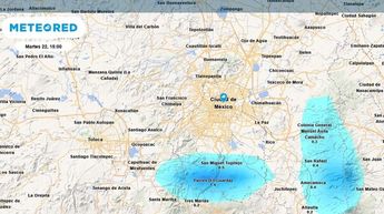 Radar de lluvias y chubascos en Ciudad de México este martes 22 de abril del 2025 / Meteored