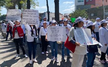 Puebla se une a la marcha del Poder Judicial por la desaparición de los fideicomisos / Leslie Mora