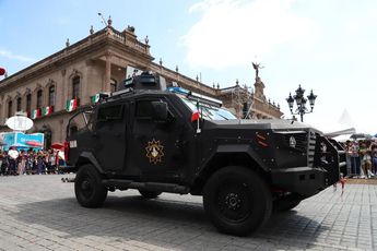 Vehículos de la Policía Estatal Fuerza Civil. | Roberto Alanís