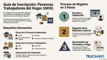 Esta es la información necesaria para registrar a trabajador del hogar en IMSS. | Gemini Notebook