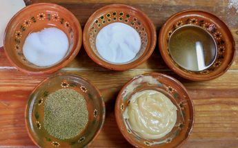 Ingredientes para hacer muéganos de Tlaxcala / Andrés Lobato.