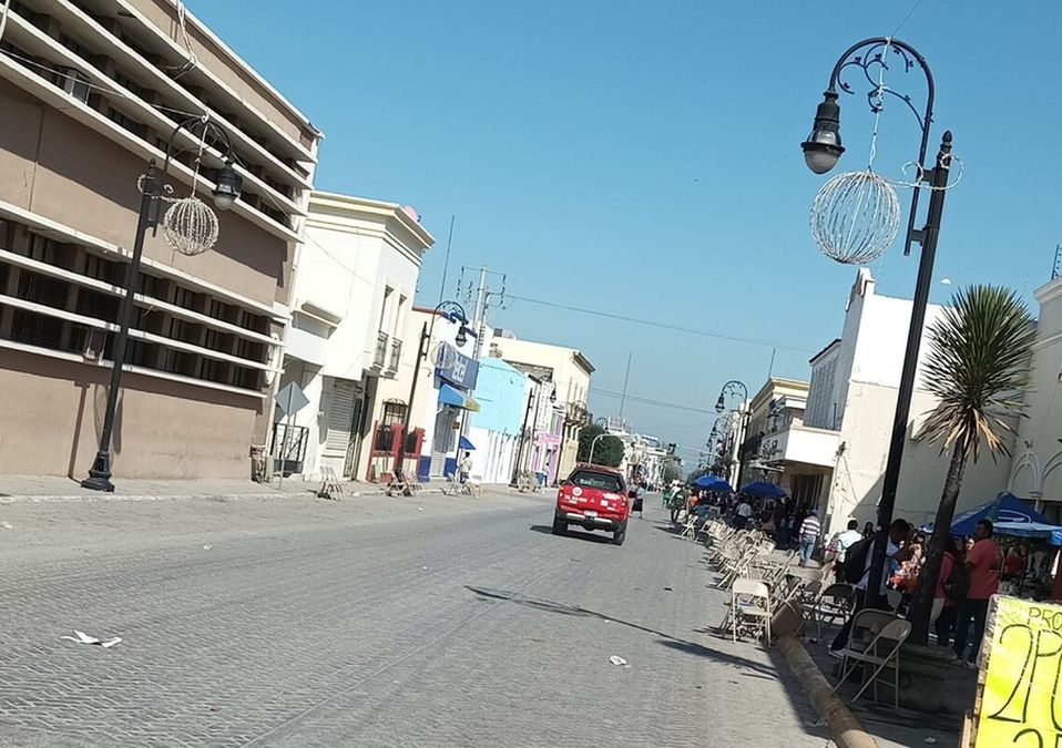 Calles vacías en Linares, Nuevo León / Facebook