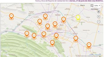 Área Metropolitana de Monterrey prevalece con mala calidad del aire / Cortesía