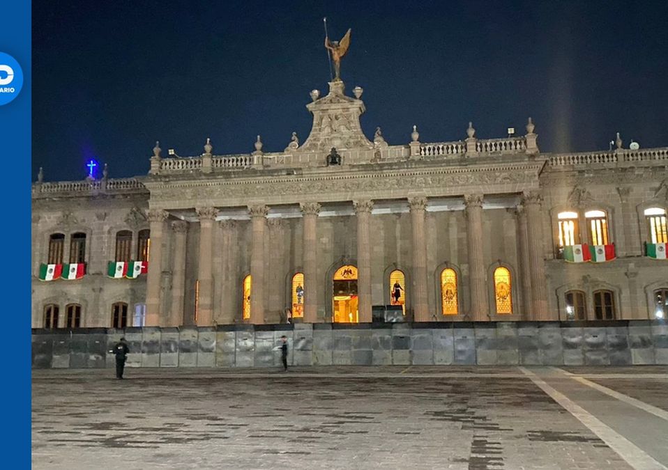 Blindan Palacio de Gobierno de Nuevo León ante posibles protestas por Día del Aborto. | Miranda Arias