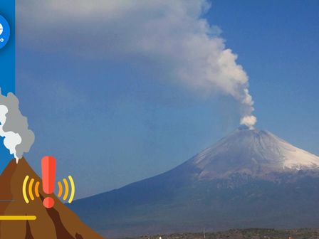 Actividad del Popocatépetl 22 de agosto de 2024 / Andrés Lobato