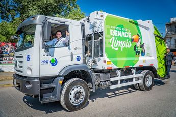 Luis Munguía durante banderazo de arranque de nuevo sistema de recolección de basura | Gobierno de Puerto Vallarta