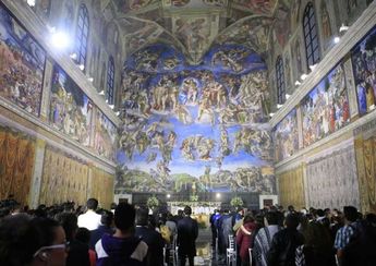 Es la segunda vez que la réplica de la Capilla Sixtina se encuentra en la Ciudad de México/ Andrés Lobato