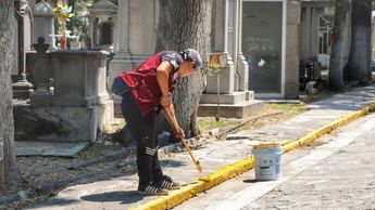 Gracias al mantenimiento constante, los poblanos encontrarán un camposanto limpio y rehabilitado | Melanie Torres