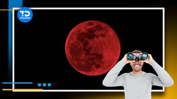 Un eclipse lunar total se produce cuando la cara lunar obtiene un tono rojizo intenso, a raíz de la alineación de la Luna, el Sol y la Tierra.