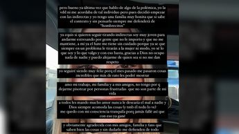 Este fue el mensaje que publicó Dafnne JM en sus redes sociales. | Especial