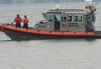 El cuerpo se encontró frente al estero de Boca Negra. | Pc y Bomberos de Puerto Vallarta