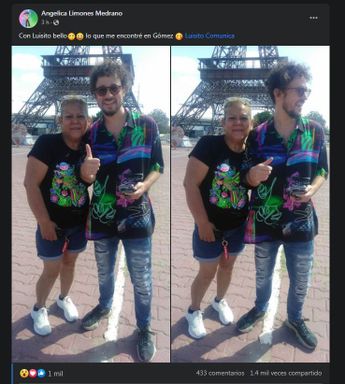 Difunden foto de Luisito Comunica en Gómez Palacio