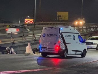 El fatal accidente ocurrió sobre el cruce de las avenidas Nogalar y Diego Díaz en San Nicolás. | Marcela Cuevas