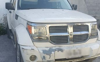 Camioneta con reporte de robo.| Cortesía