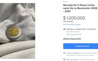 Moneda de José Vasconcelos / Captura.