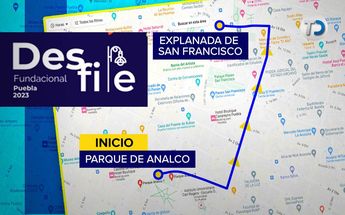 Ruta del desfile del 492 aniversario de Puebla | Mauricio Ledesma