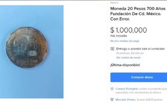 Moneda de fundación México / Captura.