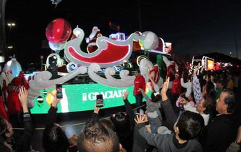 Caravana Coca Cola en La Laguna