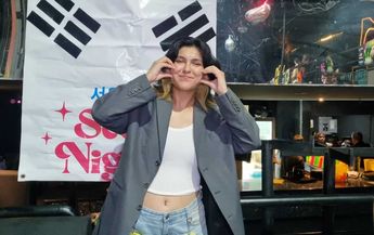 Fan disfrutando de la fiesta de música y cultura coreana en Monterrey. | Ángel Martínez