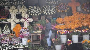 El precio del rollo de flor de cempasúchil en Puebla tiene un costo de entre 50 a 60 pesos | Melanie Torres